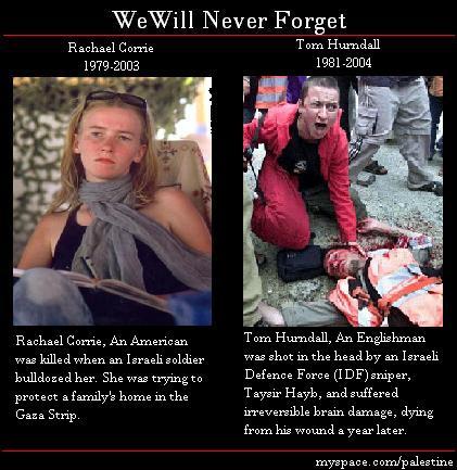 Israel kill American and English women